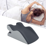 Maxbell Relaxing Prone Pillow Simple Leg Support Cushion for Indoor Beds Bed Reading grey