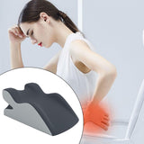 Maxbell Relaxing Prone Pillow Simple Leg Support Cushion for Indoor Beds Bed Reading grey