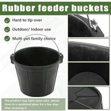 Maxbell Rubber Feeder Bucket Multifunctional Horse feed Bucket for Chicken Goats Pig