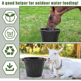 Maxbell Rubber Feeder Bucket Multifunctional Horse feed Bucket for Chicken Goats Pig