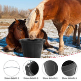 Maxbell Rubber Feeder Bucket Multifunctional Horse feed Bucket for Chicken Goats Pig