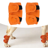 Maxbell 2x Pet Knee Pads Leg Support Brace Protective Sleeve Wrist Guard Orange M