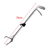 Maxbell Reptile Catcher Garbage Clip Folded 30inch Pick up Handling Tool Snake Tongs
