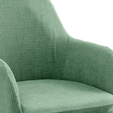 Jacquard Dining Chair Slipcovers Dining Room Chair Protector Green