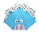 Cute Cartoon Animal Kids Automatic Umbrella Windproof Portable Owl