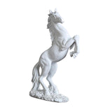 Horse Statue Home Decoration Sculpture Resin Modern Decorative Figure White