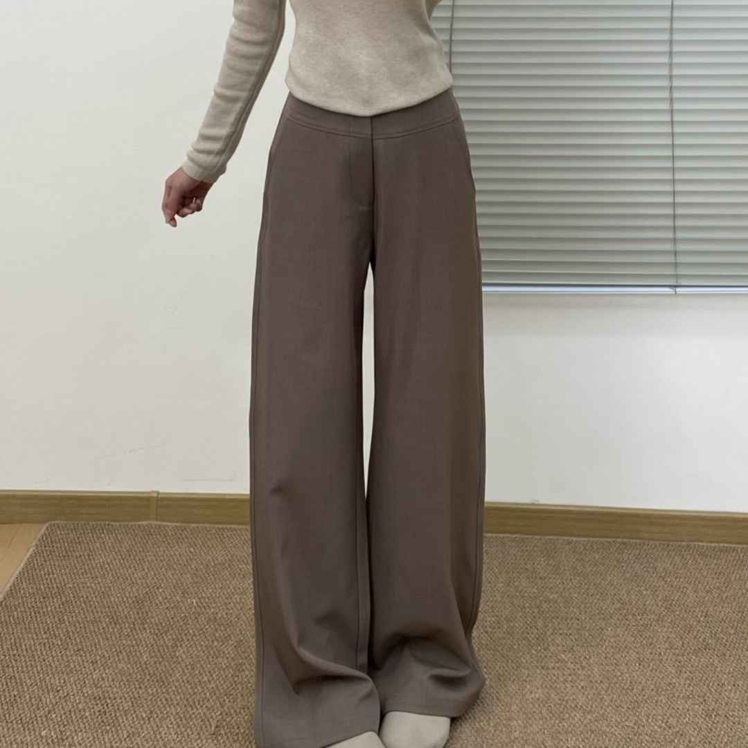 Women's High-Waist Wide-Leg Tailored Pants