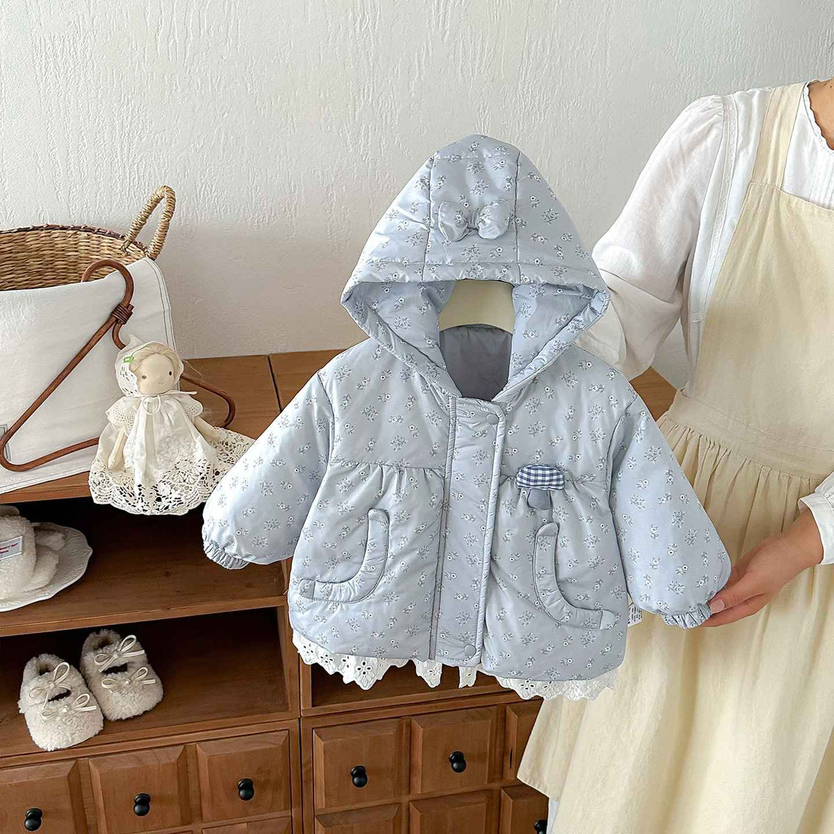 Lightweight Down Jacket For Baby Girls