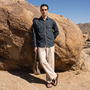 MAXBELL Men’s Casual Denim Shirt | Relaxed Fit | Utility Pockets
