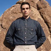 MAXBELL Men’s Casual Denim Shirt | Relaxed Fit | Utility Pockets