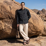 MAXBELL Men’s Casual Denim Shirt | Regular Fit | Double Flap Pockets | Stylish Front Dart | Spread Collar