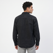 MAXBELL Men’s Casual Denim Shirt | Regular Fit | Double Flap Pockets | Stylish Front Dart | Spread Collar