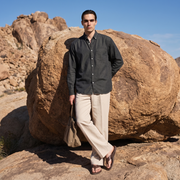 MAXBELL Men’s Casual Denim Shirt | Regular Fit | Single Patch Pocket | Button Down Collar