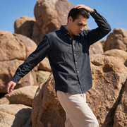 MAXBELL Men’s Casual Denim Shirt | Regular Fit | Single Patch Pocket | Button Down Collar