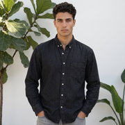MAXBELL Men’s Casual Denim Shirt | Regular Fit | Single Patch Pocket | Button Down Collar