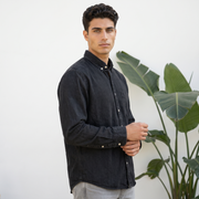 MAXBELL Men’s Casual Denim Shirt | Regular Fit | Single Patch Pocket | Button Down Collar