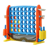 Maxbell Four in A Row Game Rings Toss Travel Family Board Game for Home Indoor Party Rocket