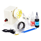 Maxbell Fishing Rod Building Winding Tool Portable Rod Wrapping Equipment Epoxy Rack 60g black