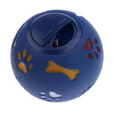 Maxbell Maxbell Dog Food Dispenser Ball Pet Play Treat Feeder Puppy Chew Toy    Blue L