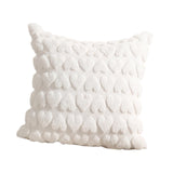 Maxbell Pillow Cover Supplies Throw Cushion Case for Anniversary Farmhouse Sofa White