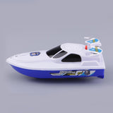 Maxbell Battery Operated 6 Inch Water Boat Toy for Baby Kids Bathtime Bathtub White - Aladdin Shoppers