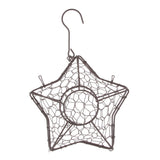 Wire Wreath Frame Succulent Gift Basket Star Shaped Perfect Home Garden Table Decor - Aladdin Shoppers