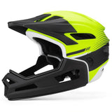 Maxbell Full Face Bike Helmet Protective Helmet Shock Absorbing Mountain Bike Helmet Fluorescent Yellow