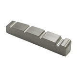 Maxbell Bass Guitar Nut Titanium Alloy Easy to Install Slotted Accessory Guitar Part 42x5.8x7.8mm