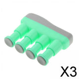 Maxbell 3xPiano Guitar Finger Exerciser, Hand Strengthener Trainer Tension Exerciser Green