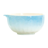 Maxbell Matcha Bowl with Spout Handcrafted Home Making Tools Tea Bowl for Tea Lovers Blue