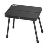 Maxbell Folding Camping Stool Footstool Foldable Small Bench for Hiking Picnic Beach Black