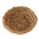 Maxbell Woven Natural Straw Bird Nest Cage Birdhouse/Bed House for Parrot Pigeon