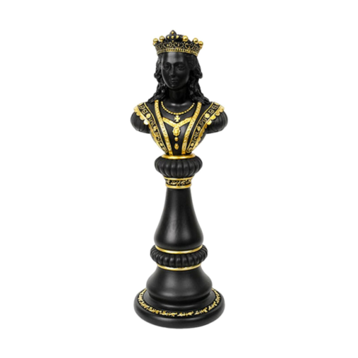 Maxbell Resin Figurine Craft International Chess Statue for Office Desk Chess Lovers Queen