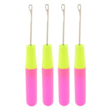 Maxbell 6pcs Latch Hook Crochet Needles for Hair/Micro Braid Dread Lock Maintaining