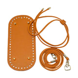 Maxbell Bag Bottom Base with Shoulder Strap and Drawstring for Purse Tote Bag Making Brown