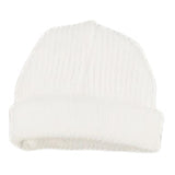 Maxbell 1/12 Figure Hat Accessories Trendy Female Male Dolls Soft Slouchy Beanie Cap White