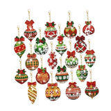 Maxbell 20Pcs Painting Keychains for Valentines Thanksgiving New Year Christmas Gift