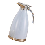 Maxbell 2L Stainless Steel Vacuum Thermal Coffee Carafe for Restaurants Multipurpose Light Blue