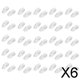Maxbell 6x25 Pairs S09 Screw in Silicone Eyeglass Sunglass Nose Pads