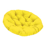 Maxbell Rocking Chair Cushion Wicker Chairs Floor Sunroom Lawn Swing Basket Seat Pad Yellow