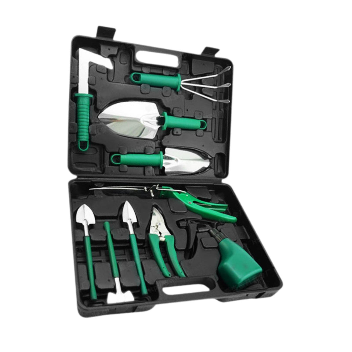 Maxbell Gardening Hand Tools Digging Weeding Outdoor Yard Vegetable Garden Tools Set 10Pcs 38x28x7cm