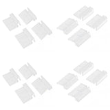 Maxbell 16pcs 6-12mm Aquarium Fish Tank Glass Cover Acrylic Clips Clamps Support Holders