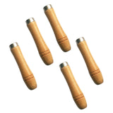 Maxbell Maxbell 5 Pieces Wooden File Handle Screw on Craft Strong DIY Hand Tools Replacement Large