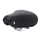 Maxbell Vintage Bike Saddle Waterproof Retro Rivet Spring Cushion for Men Women Black