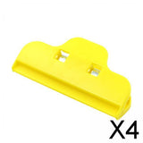 Maxbell 4xSpring Clamps Phone Screen Repair Tool for Curved Screens Crafts Photography yellow