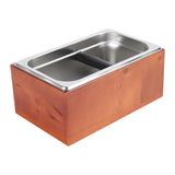 Maxbell Coffee Grounds Knock Box Sturdy Stainless Steel Holder for Espresso Machines