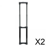 Maxbell 2xReplacement Travel Suitcase Telescopic Handle Fine Craftsmanship 32inch Long