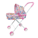 Maxbell Toy Stroller for Dolls Interactive Foldable Role Play Accessory Pretend Play