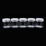 Maxbell Maxbell 5pcs Makeup Pot Empty Cosmetic Jars  Lotion Cream Gel Containers Clear 200ml
