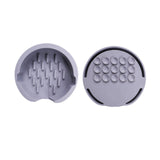 Maxbell Kitchen Sink Sponge Holder Silicone Dish Sponge Tray for Cafe Home Use Gray